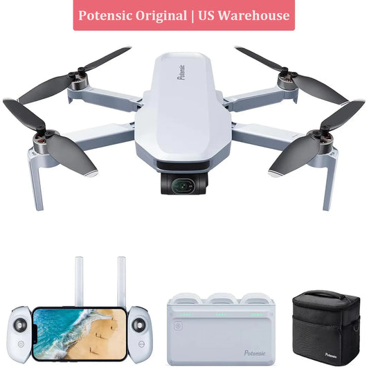 Potensic Atom 3 Axis Gimbal 4K GPS Drone Under 249g Max 6 KM for Adults and Beginners