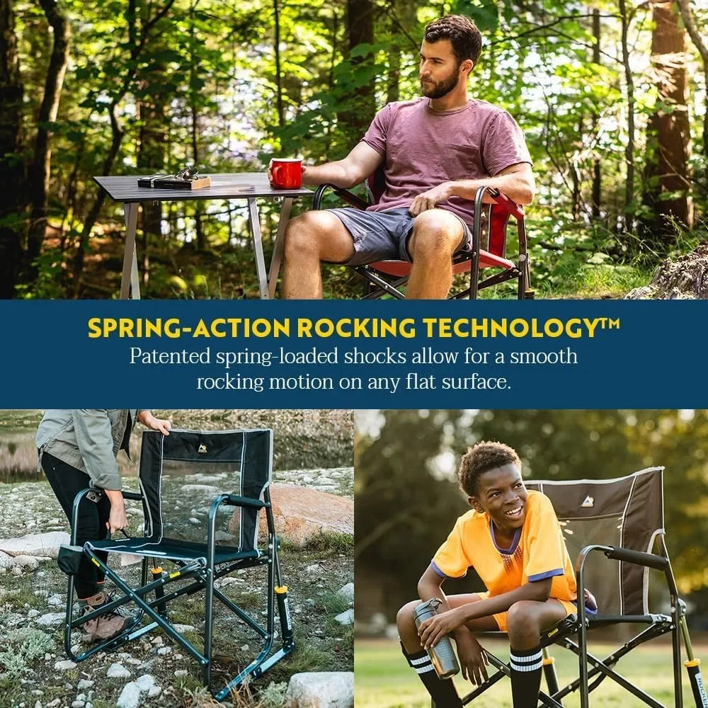 Freestyle Rocker Camping Chair Portable Outdoor Folding Seat