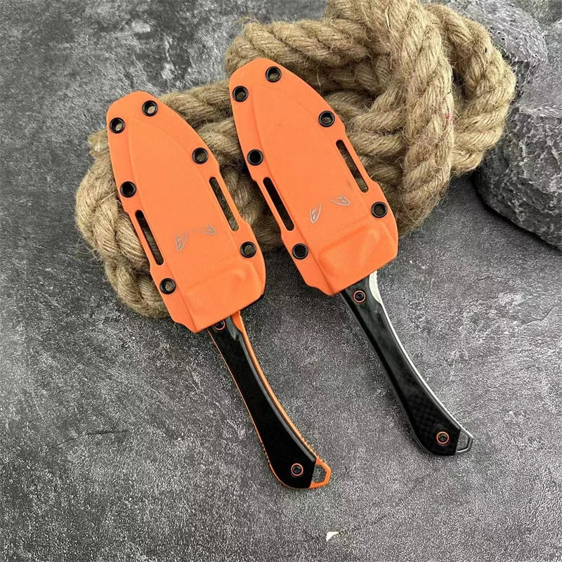 BM 15201 Fixed Blade Knife 3.08 Inch Outdoor Tactical Camping Hiking Fishing Essential EDC Pocket Knife Men's Gift