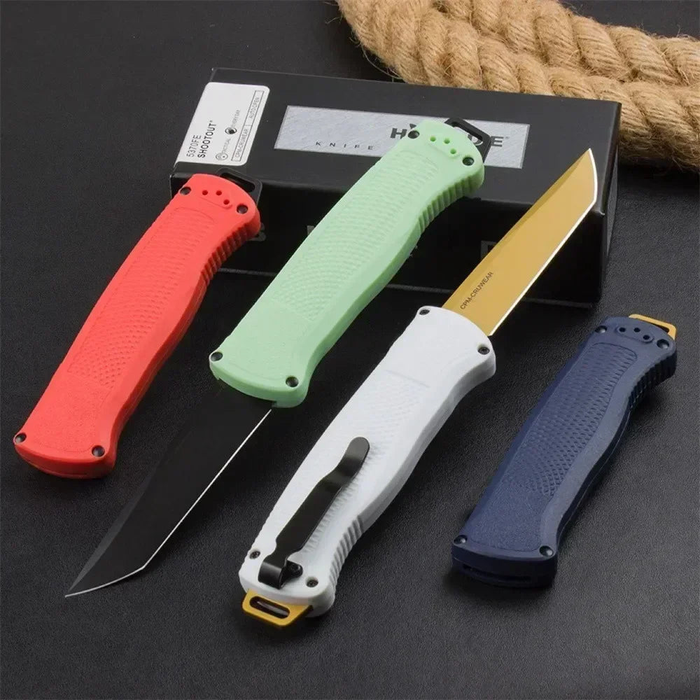 5 Styles BM 5370FE Pocket Folding Knife Multi Function Carving Knife Outdoor Camping Portable EDC Tactical Hunting Knife
