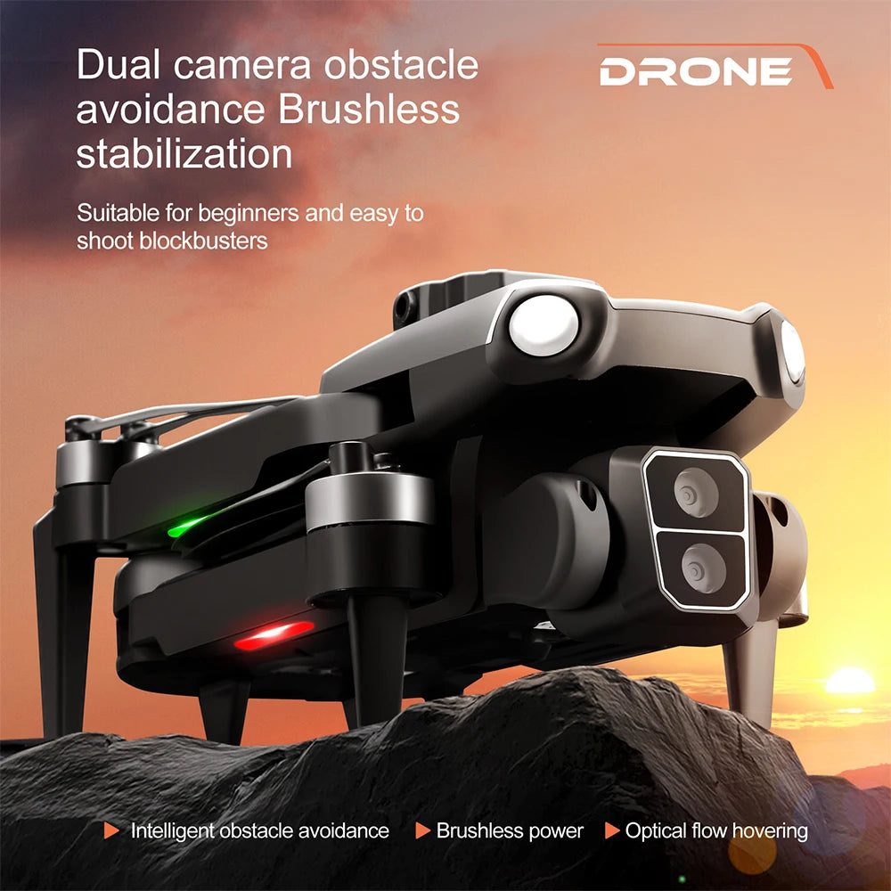 S136 Drone 4K Camera Brushless Obstacle Avoidance Motor Multiple Modes Foldable Suitable For Outdoor Use With Handbag