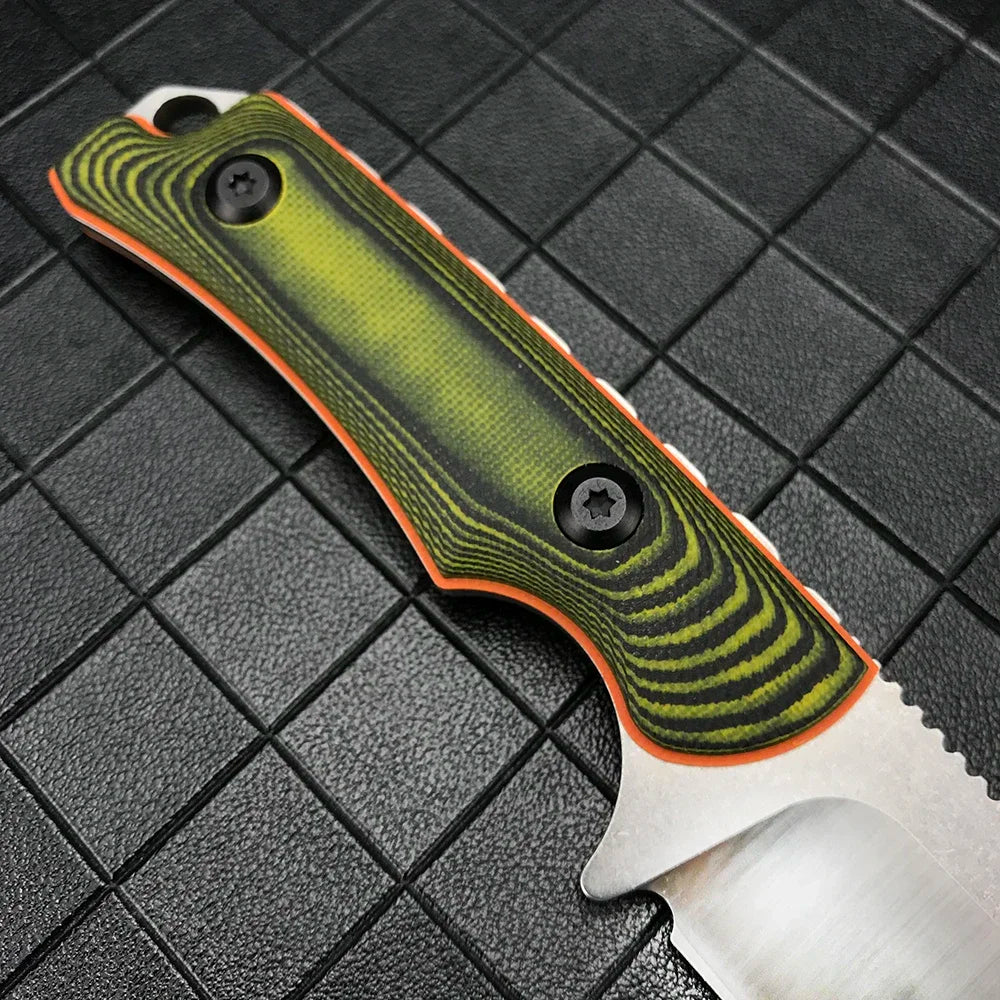 BM 15017 Outdoor Self Defense Fixed Blade Hunter Knife with Kydex Sheath G10 Handle Survival Camping Tool