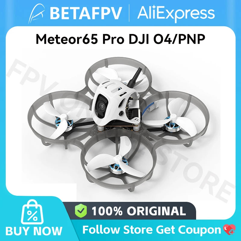 Betafpv Meteor65 Pro O4 Brushless Whoop Quadcopter DJI O4 PNP Matrix 1S 3IN1 HD FC