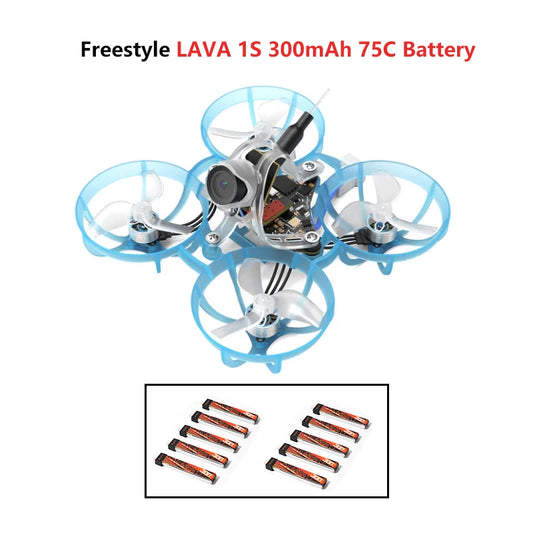 Betafpv Air65 5in1 Racing Freestyle Fpv Drone with LAVA 1S 300mAh 75C Battery and 1S 260mAh 80C Battery