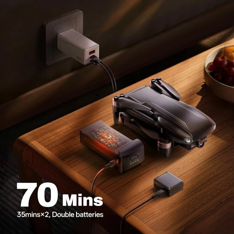 F7MINI SE GPS Drone with 4K Camera for Adults Weighs Only 238g with 70 Minute Flight Time 9842 FT Long Range Auto Return Follow Me and Circle Mode