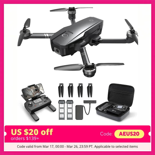 HolyStone HS720 GPS Drone 4K UHD 52 Minute Flight Foldable Brushless Auto Return Follow Me