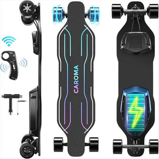 Electric Skateboards Longboards Dual Drive Electric Scooter for Adults and Teens with Remote Control and Charger