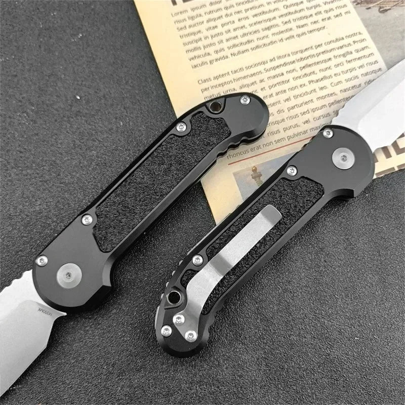 Micro Folding Knife D2 Blade Aluminum Alloy Handle High Quality Camping Outdoor Hunting Self Defense Survival Multitool Knife