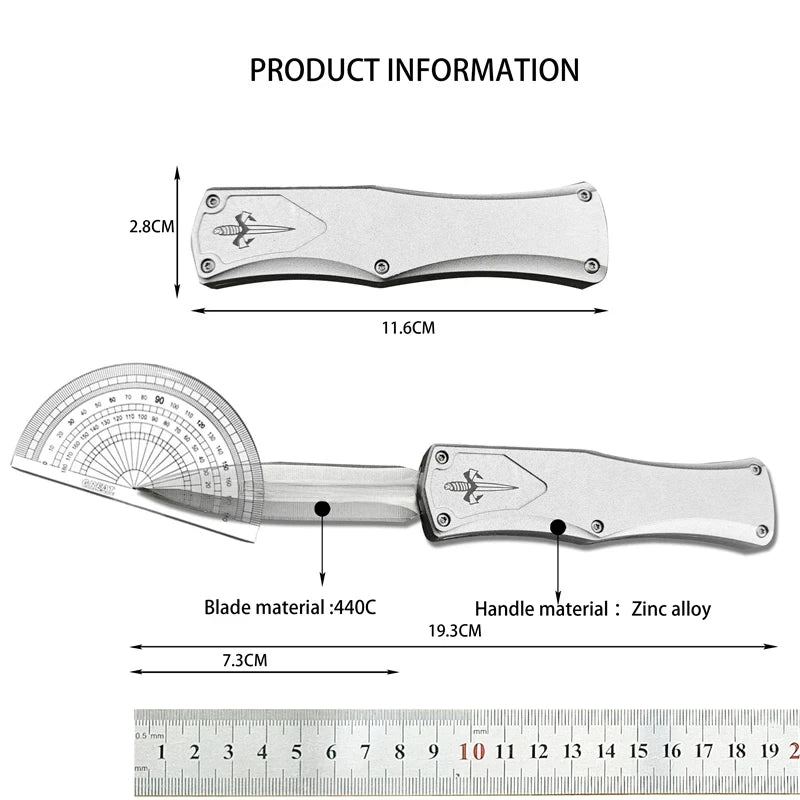 Ordinary Version Micro Technology Goddess Hera Zinc Outdoor Camping Portable EDC Pocket Knife Multi Function Window Breaker