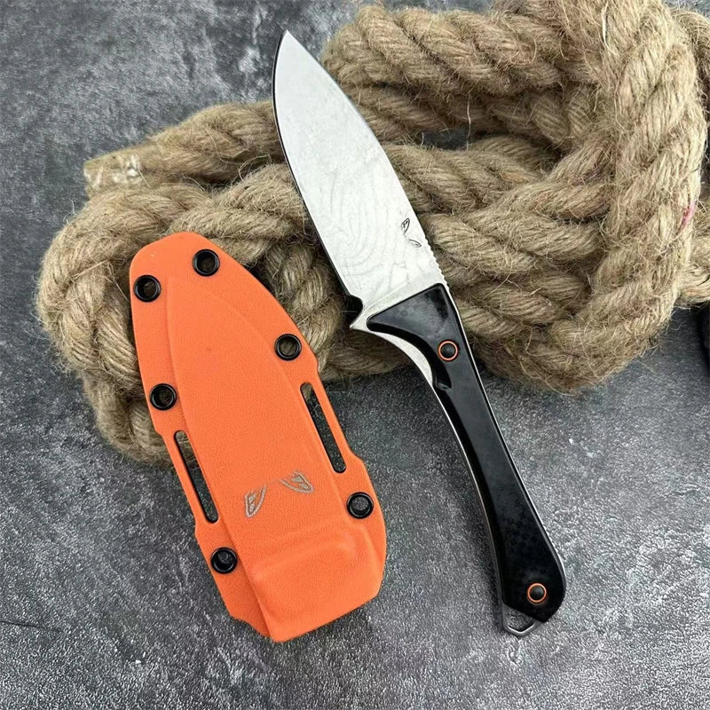 BM 15201 Fixed Blade Knife 3.08 Inch Outdoor Tactical Camping Hiking Fishing Essential EDC Pocket Knife Men's Gift