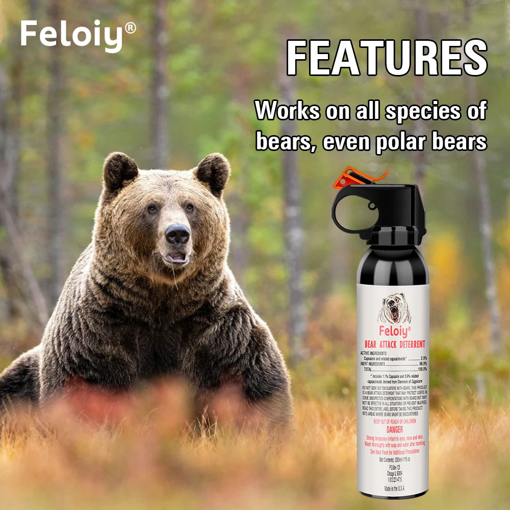 330ML Bear Spray Outdoor Camping and Hiking Protection