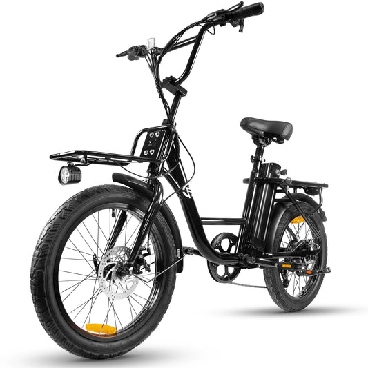 Adult Electric Bicycle 750W Motor 7 Speed Adjustable 26MPH 22 Mile Range Front and Rear Disc Brakes Multi Terrain Riding