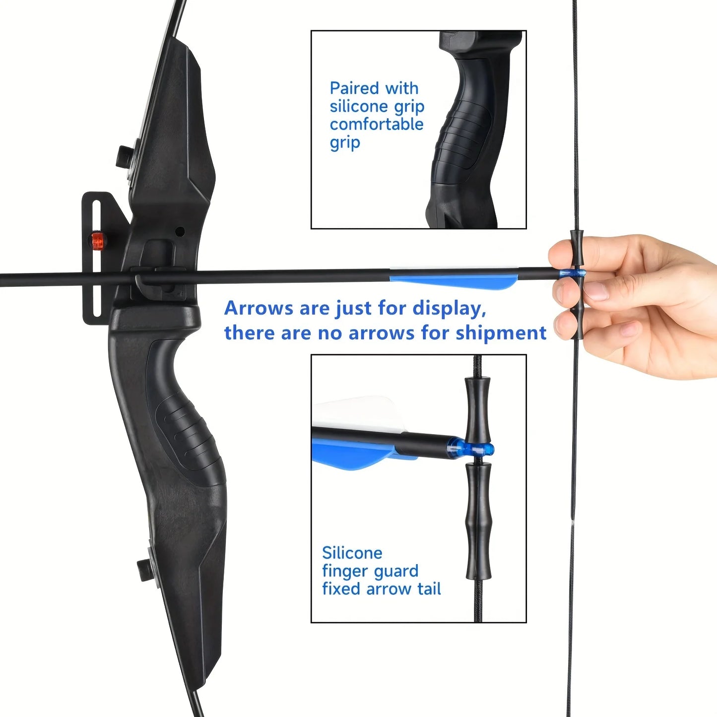 30 Pounds Recurve Bow Archery Set for Adults Right Hand Bow Suitable for Beginners Teenagers Outdoor Hunting and Target Practice