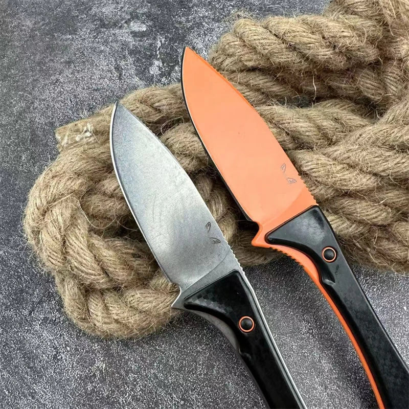 BM 15201 Fixed Blade Knife 3.08 Inch Outdoor Tactical Camping Hiking Fishing Essential EDC Pocket Knife Men's Gift