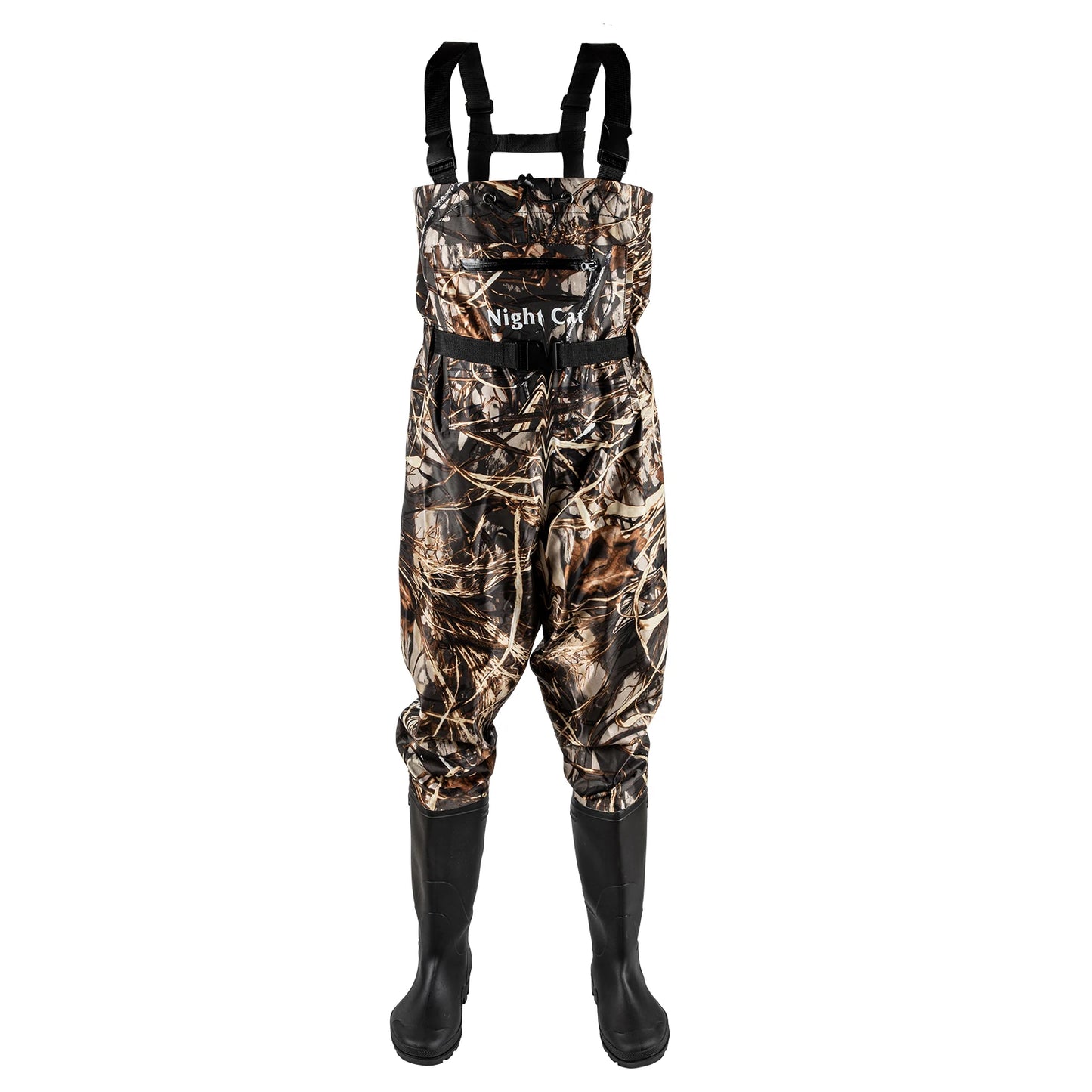 Waders for Men with Boots Waterproof Chest Wader Nylon and PVC for Fishing and Hunting