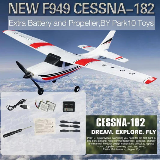Wltoys F949 2.4G 3D6G 3Ch RC Airplane Fixed Wing Plane Outdoor Toy Drone RTF Upgrade Version With Digital Servo And Gyroscope