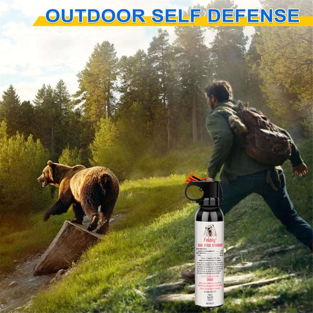 330ML Bear Spray Outdoor Camping and Hiking Protection