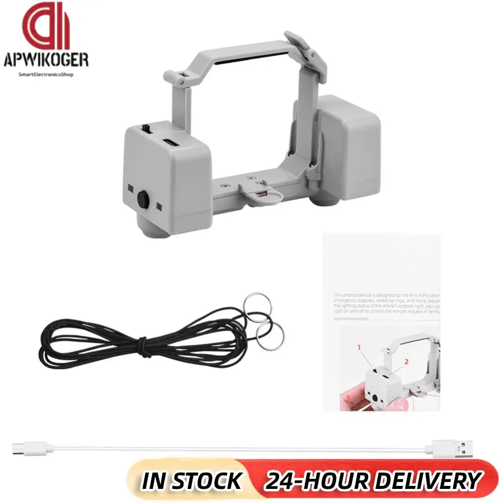 Air Drop System Fishing Bait Drone Wedding Gift Air Drop Servo Thrower Compatible with DJI Mini 4 Pro Accessories