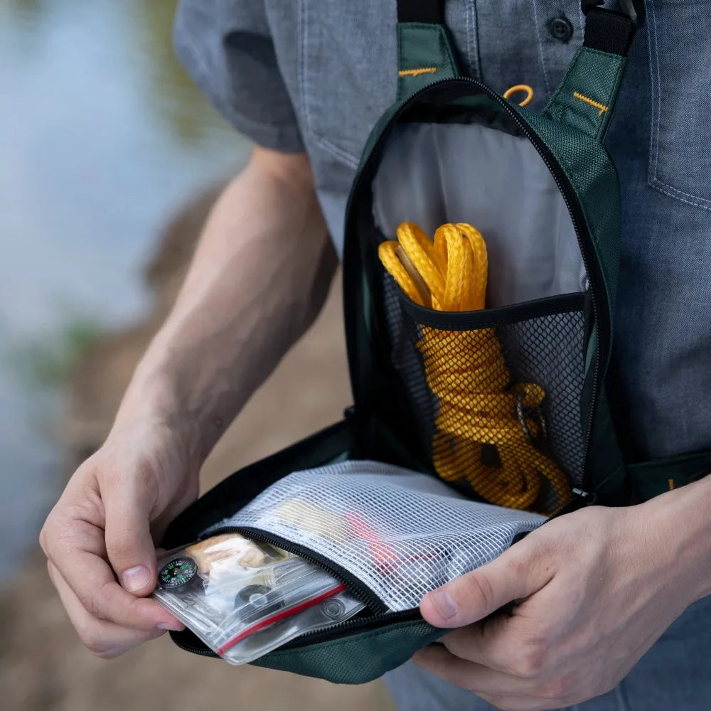 Fly Fishing Gear Bag Chest Bag Small Soft Surface Fishing Accessory