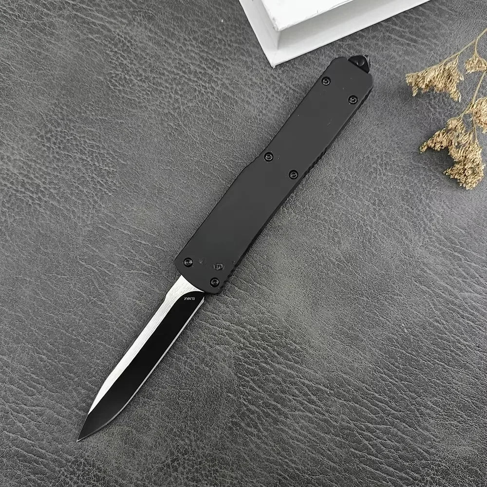 Micro UT70 Survival Tactical Pocket Knife 440C Stainless Steel Blade Zinc Alloy Handle EDC Hunting Utility Tool