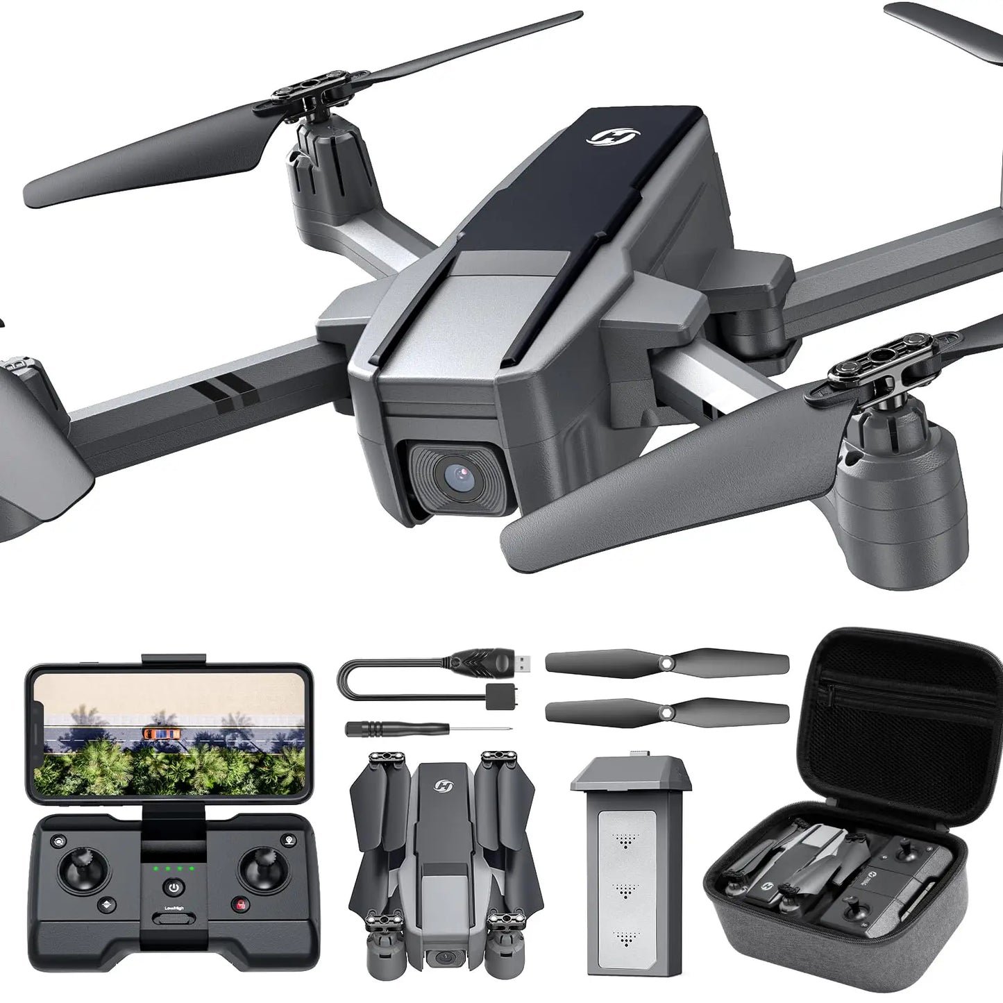 Holy Stone HS440D 4K GPS Drone with 20 Minute Flight Time Follow Me Mode Return Home Function 5G FPV Foldable Under 249g Pro