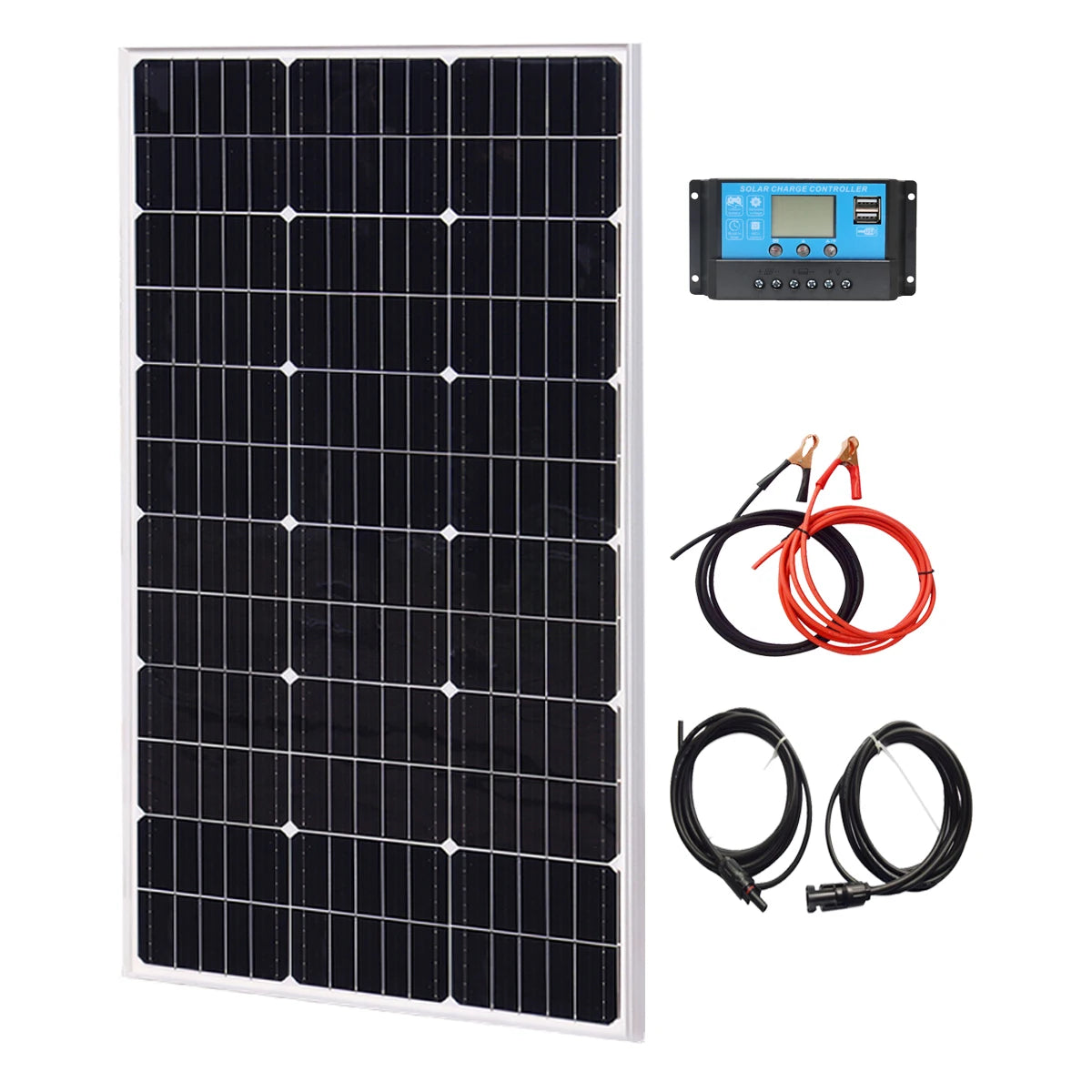1000W Solar Panel 18V Monocrystalline Silicon Waterproof 100W 200W 300W 400W Solar Charging for 12V Camping Home RV