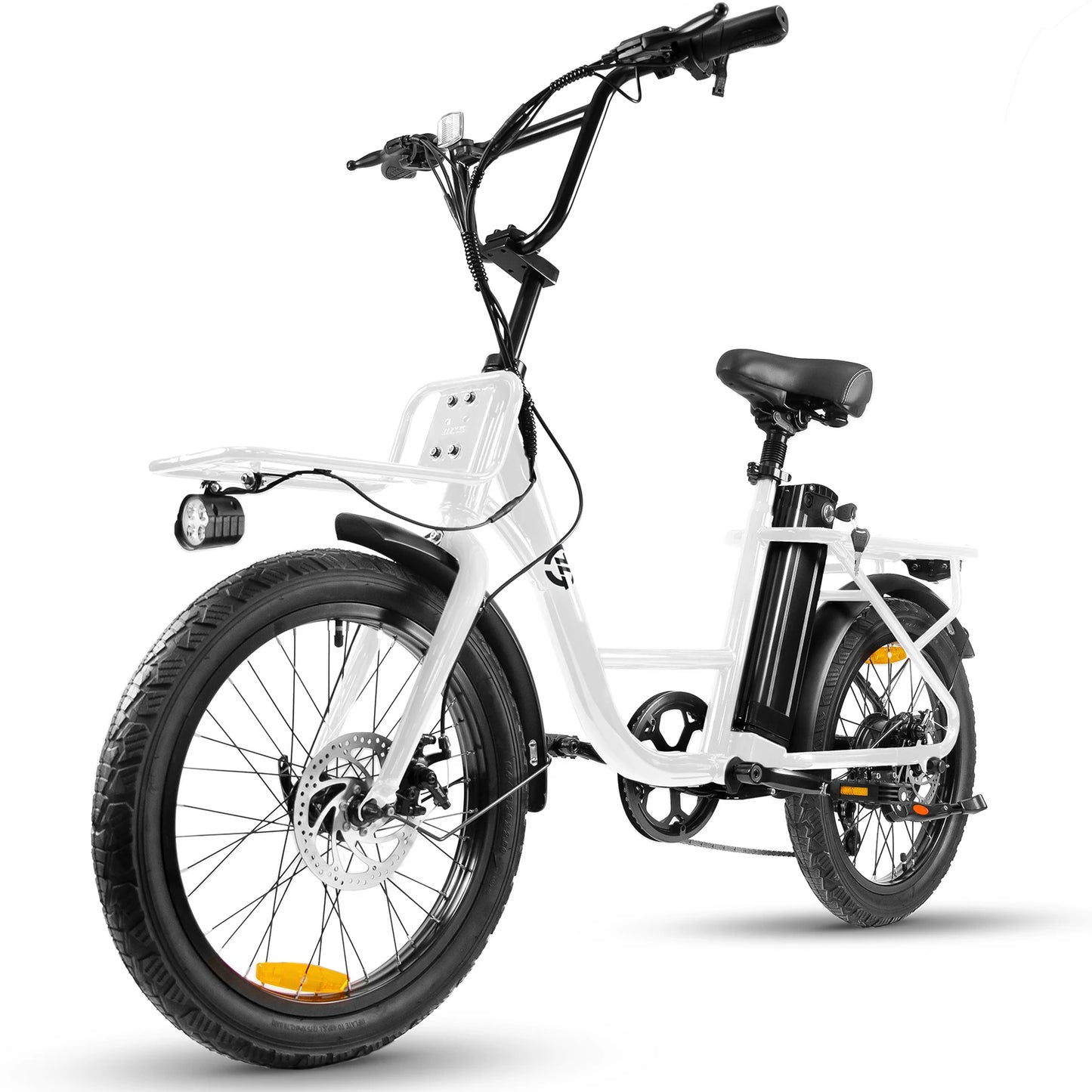 Adult Electric Bicycle 750W Motor 7 Speed Adjustable 26MPH 22 Mile Range Front and Rear Disc Brakes Multi Terrain Riding