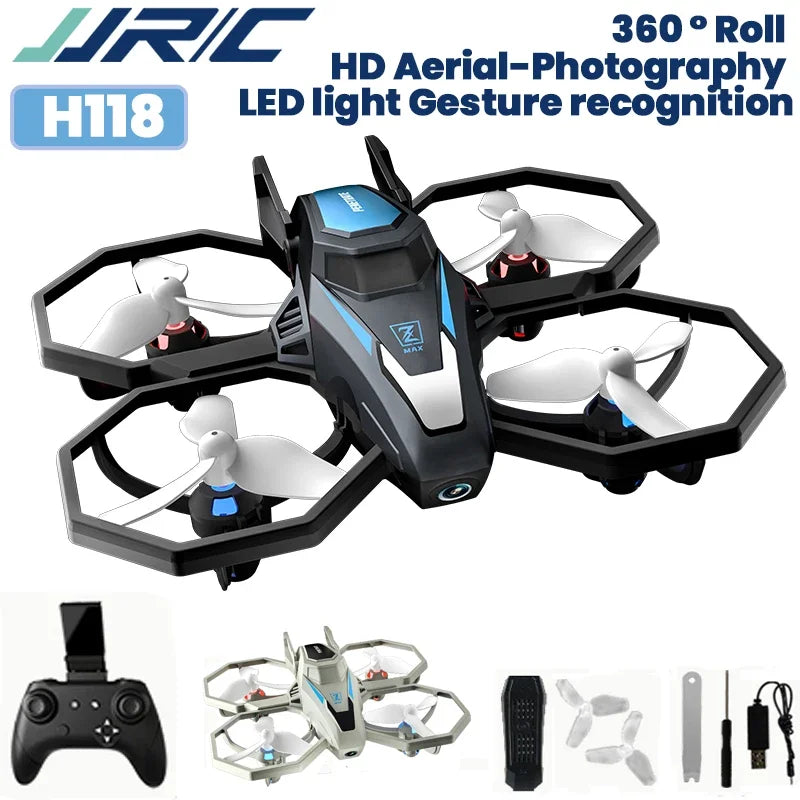 Jjrc H118 Drone With Camera 360 Degree Flip Remote Control Quadcopter Headless Mode Gesture Photography Mini RC Drone For Kids
