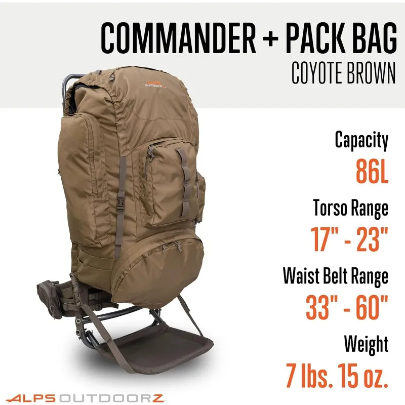 ALPS OutdoorZ Dual Function Hunting Backpack with Freighter Frame Adjustable Torso and Rifle Holder