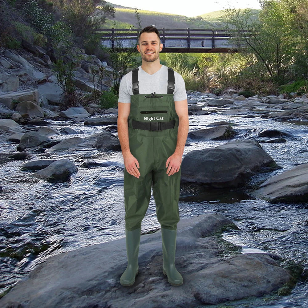 Lightweight Waterproof Breathable Fishing Waders With Boots For Hunting And Diving