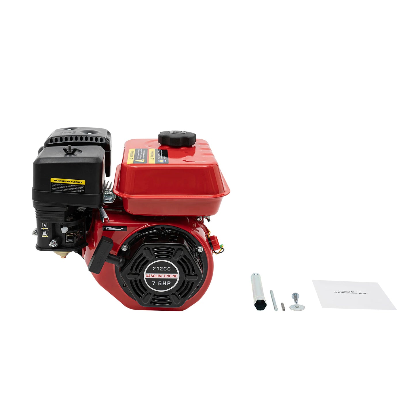 7.5HP 212CC 4 Stroke Outboard Motor Heavy Duty Inflatable Fishing Boat Engine for Stern 9.84 to 19.69 Feet Dinghies
