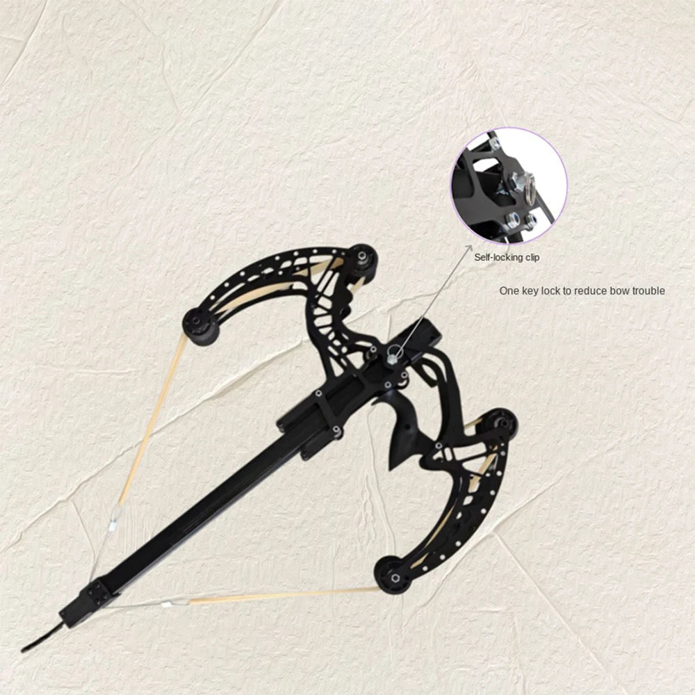 New All Metal 50 Round Compound Bow and Arrow Slingshot Steel Ball Double Outdoor High Precision Green Light Bow