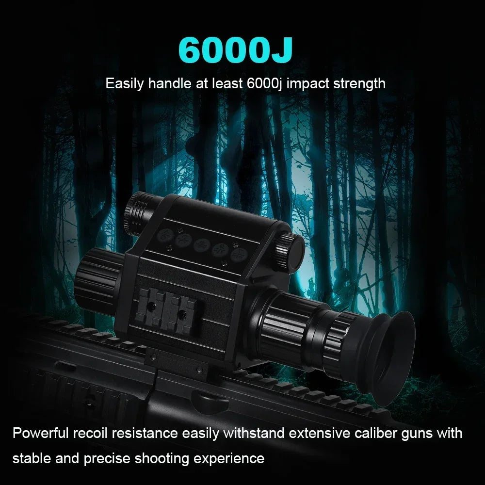 M5 Digital Riflescope Night Vision Scope Sight Infrared Monocular 1080P Video Photo Recording All In One for Hunting Surveillance