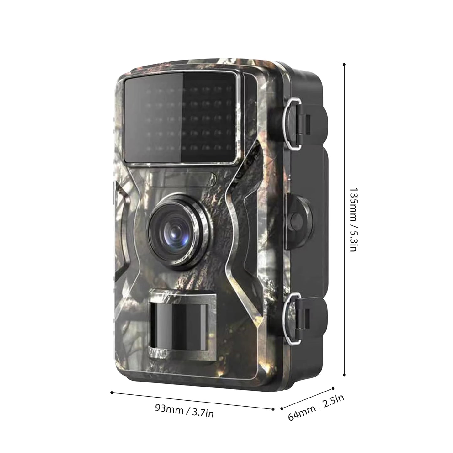 1080P Hunting Camera with 2.0 Inch LCD and 16MP Infrared Night Vision Waterproof Trail Camera