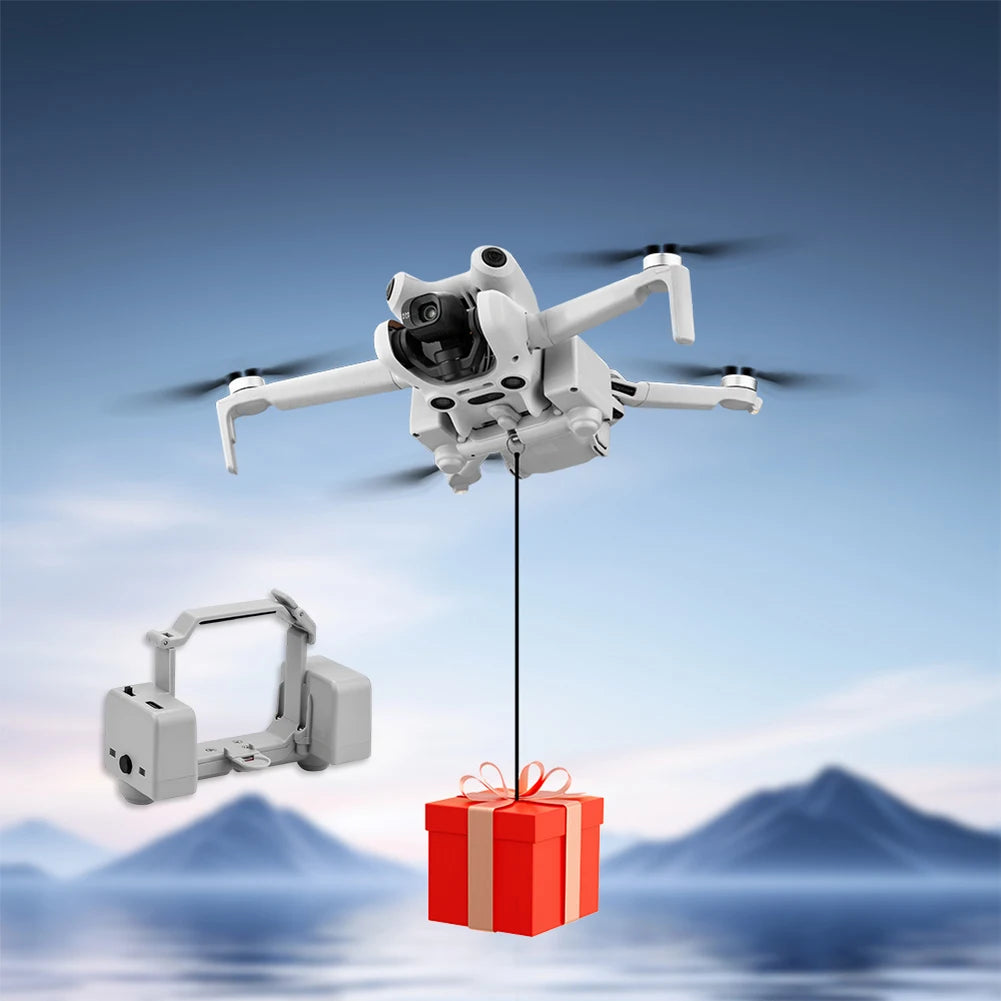 Air Drop System Fishing Bait Drone Wedding Gift Air Drop Servo Thrower Compatible with DJI Mini 4 Pro Accessories