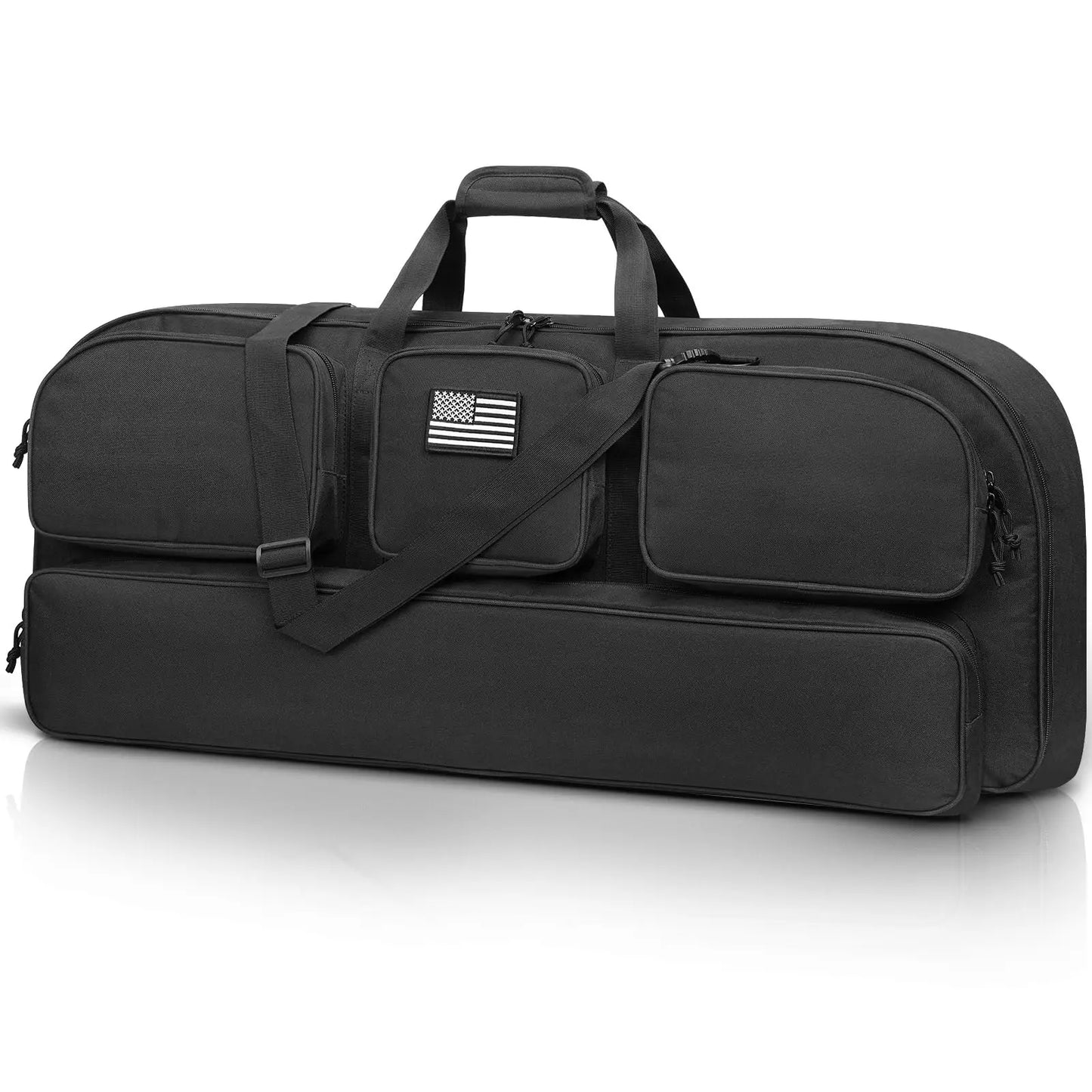 CVLIFE 37 Inch Compound Bow Case Bag Soft Compact Arrow Lightweight Backpack Strap Shoulder Straps Archery Bow Pocket Padding Hunting