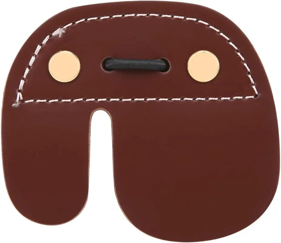 VGEBY Archery Finger Guard Leather Finger Tabs for Traditional Recurved Bow Artificial Finger Protection