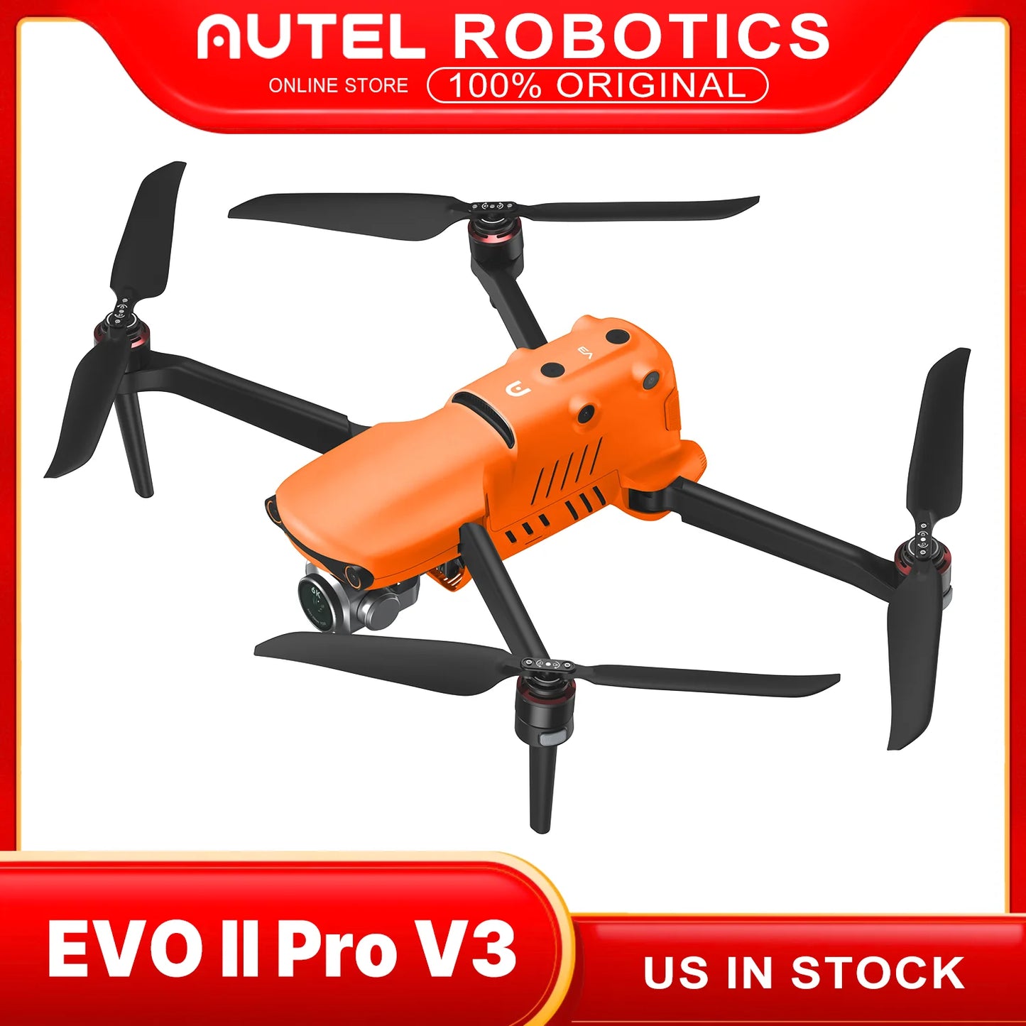 Autel Robotics EVO II Pro V3 Camera Drone 6K Professional HD Camera 10 KM Image Transmission 720 Degree Obstacle Avoidance UAV Drone