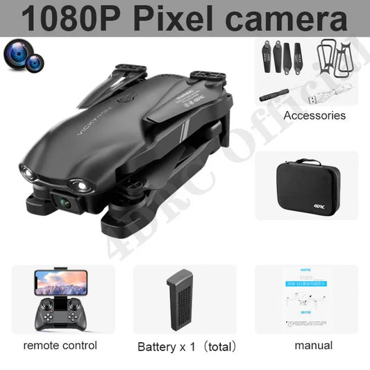 4DRC New Mini Drone With Wide Angle HD 4K 1080P Dual Camera WiFi FPV RC Foldable Quadcopter Gift Toys
